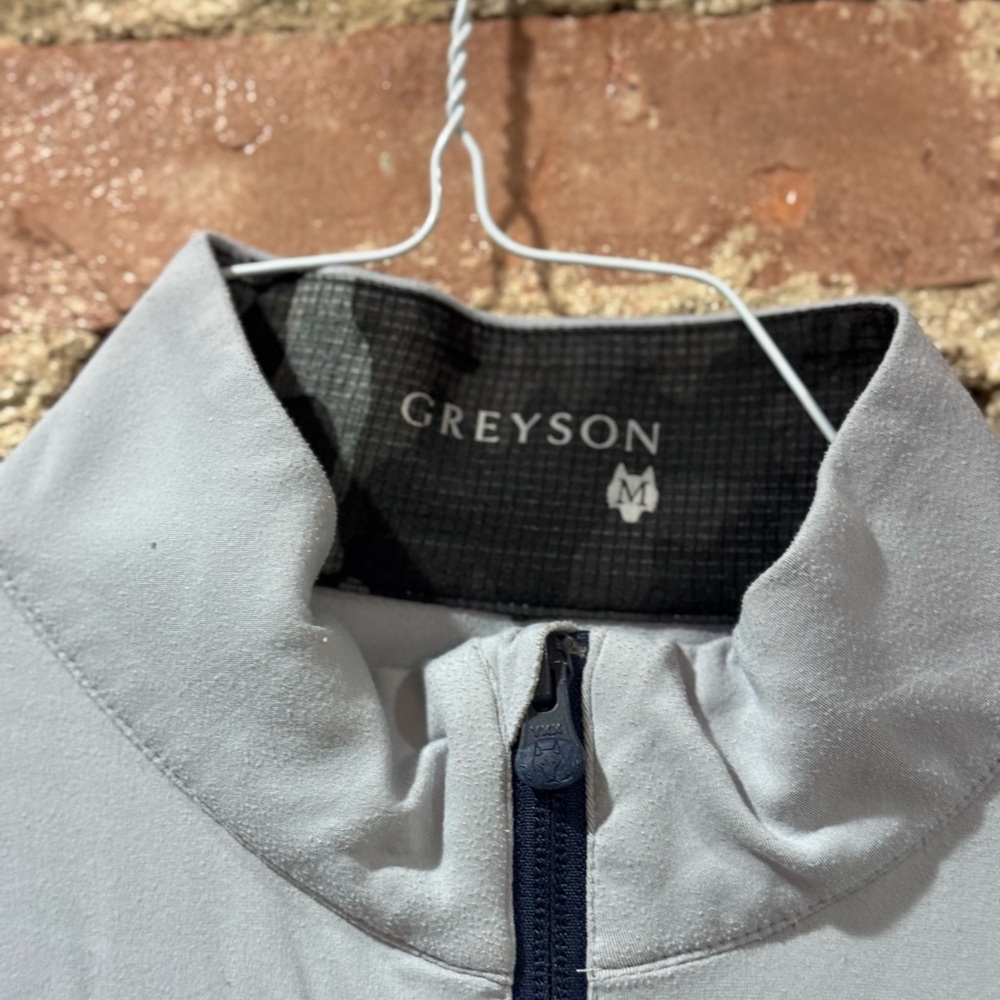 Greyson Light Gray Quarter-Zip Pullover - image 2